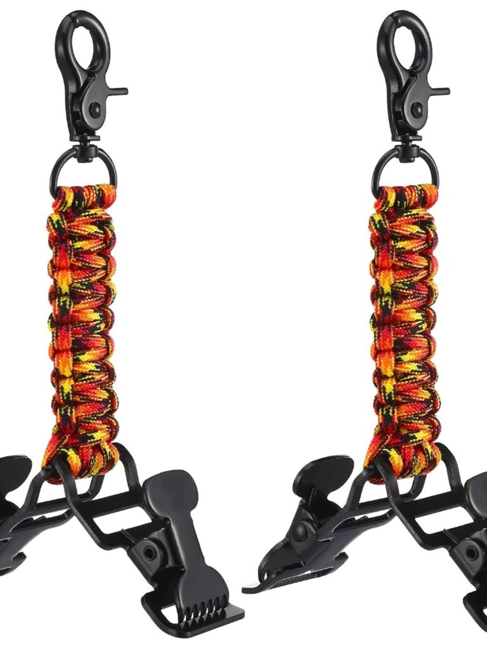 2 Pieces Firefighter Glove Clip for Work Safety Glove Holder Strap Belt Clip for